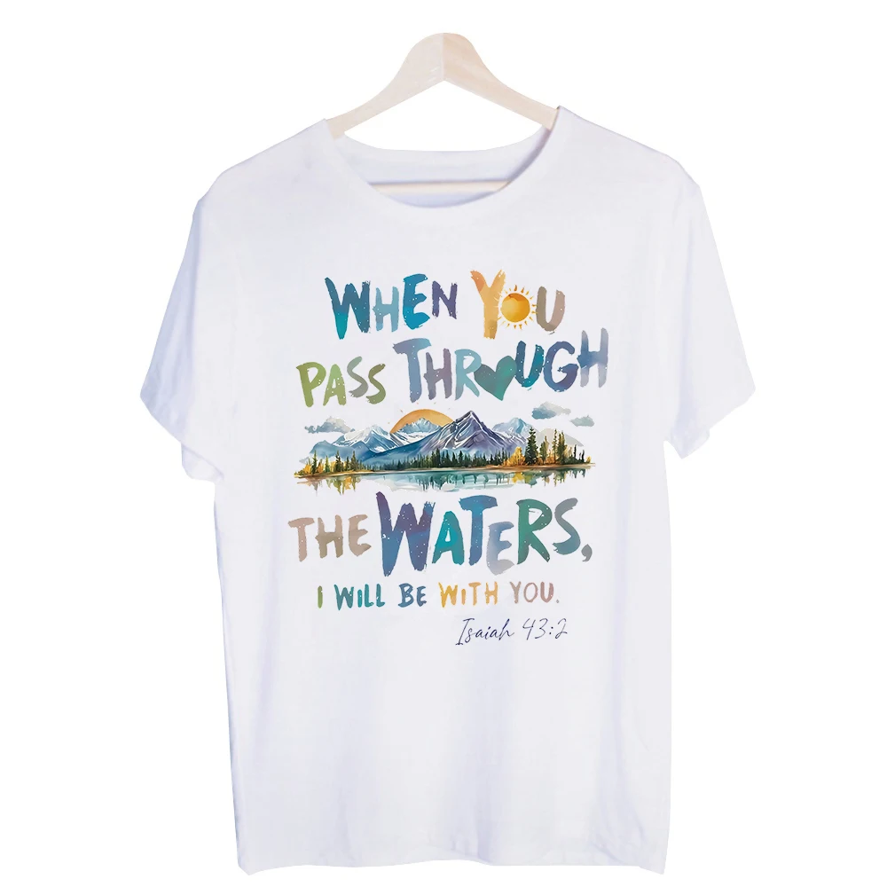 Men's Nature Landscape with Typography Print Graphic Tee, Short Sleeve Crew Neck T-Shirt for Casual Outdoor Wear
