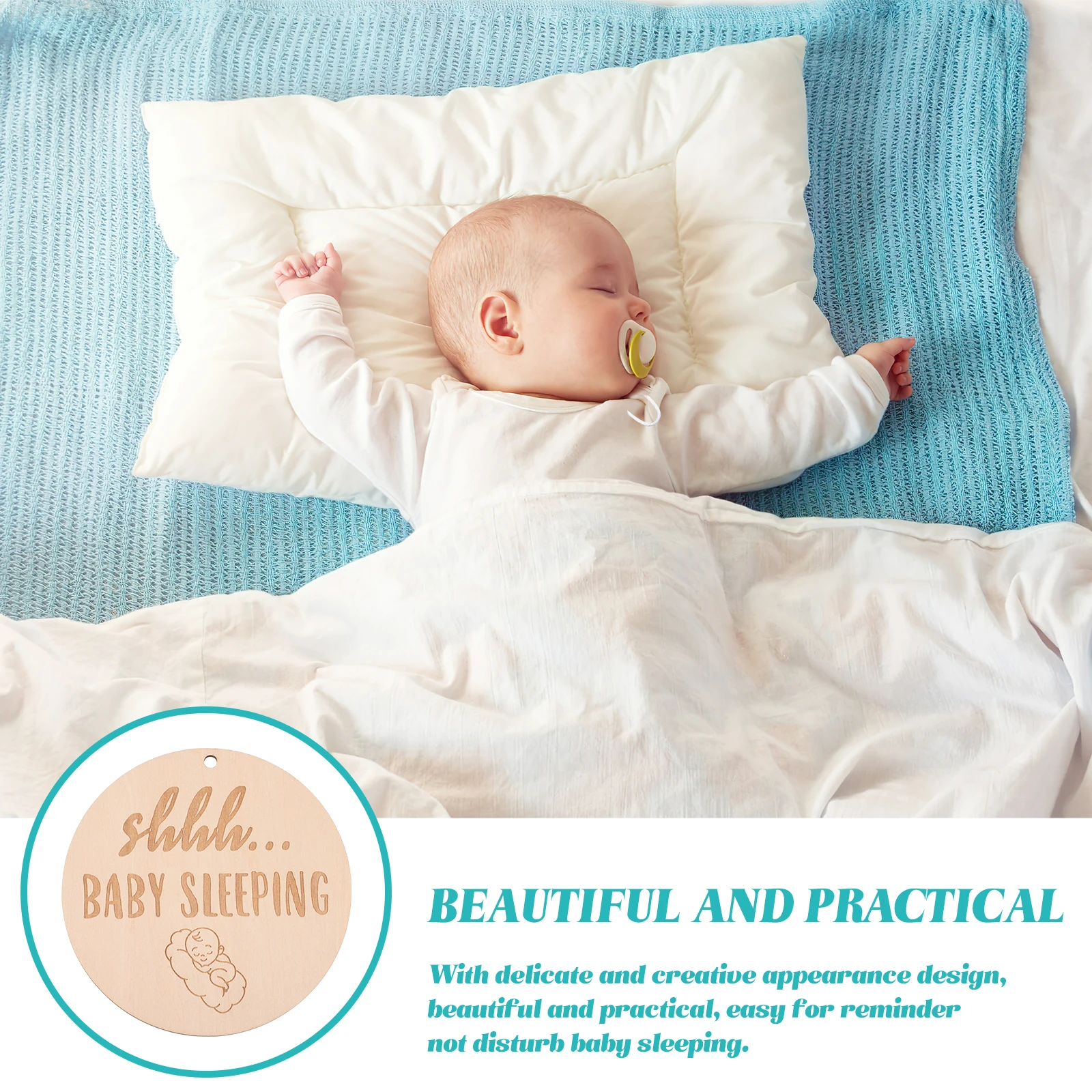 

Baby Sleeping Material Elegant Bedroom Door Door Sign For Bedroom Decor Baby Sleeping Plaque Shower Gift H print Memorabilia