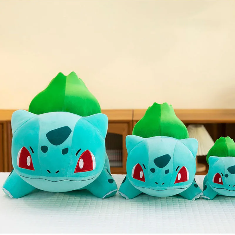 Jouets en peluche Pokemon Bulbasaur, 20-45cm, dessin animé mignon, Charmander, écureuil, poupées en peluche, oreiller mignon, cadeau pour enfants