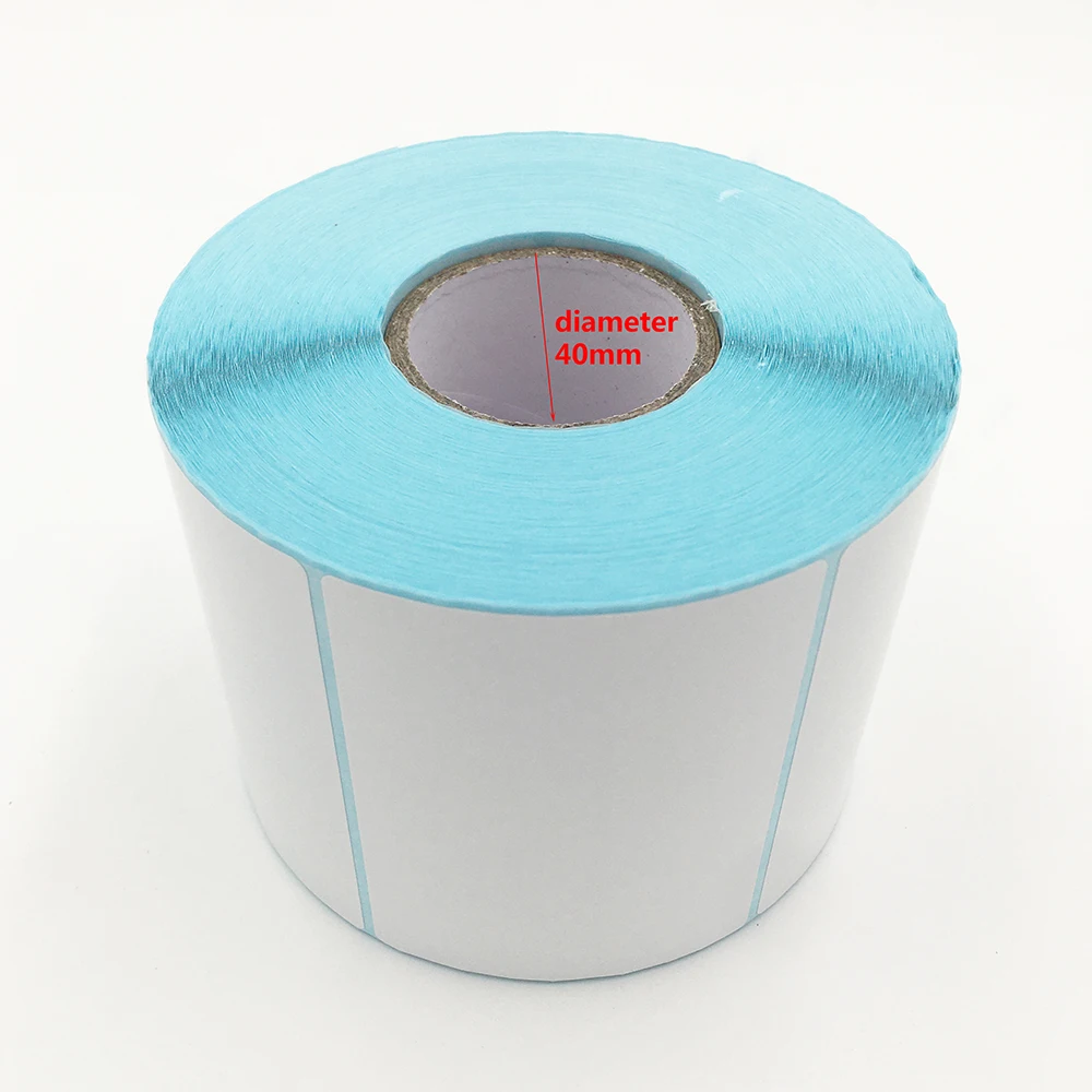 Waterproof 80MM Width Blank White Direct Print Thermal Paper Sticker for Bar code Label Price Tag in Roll Oil-proof