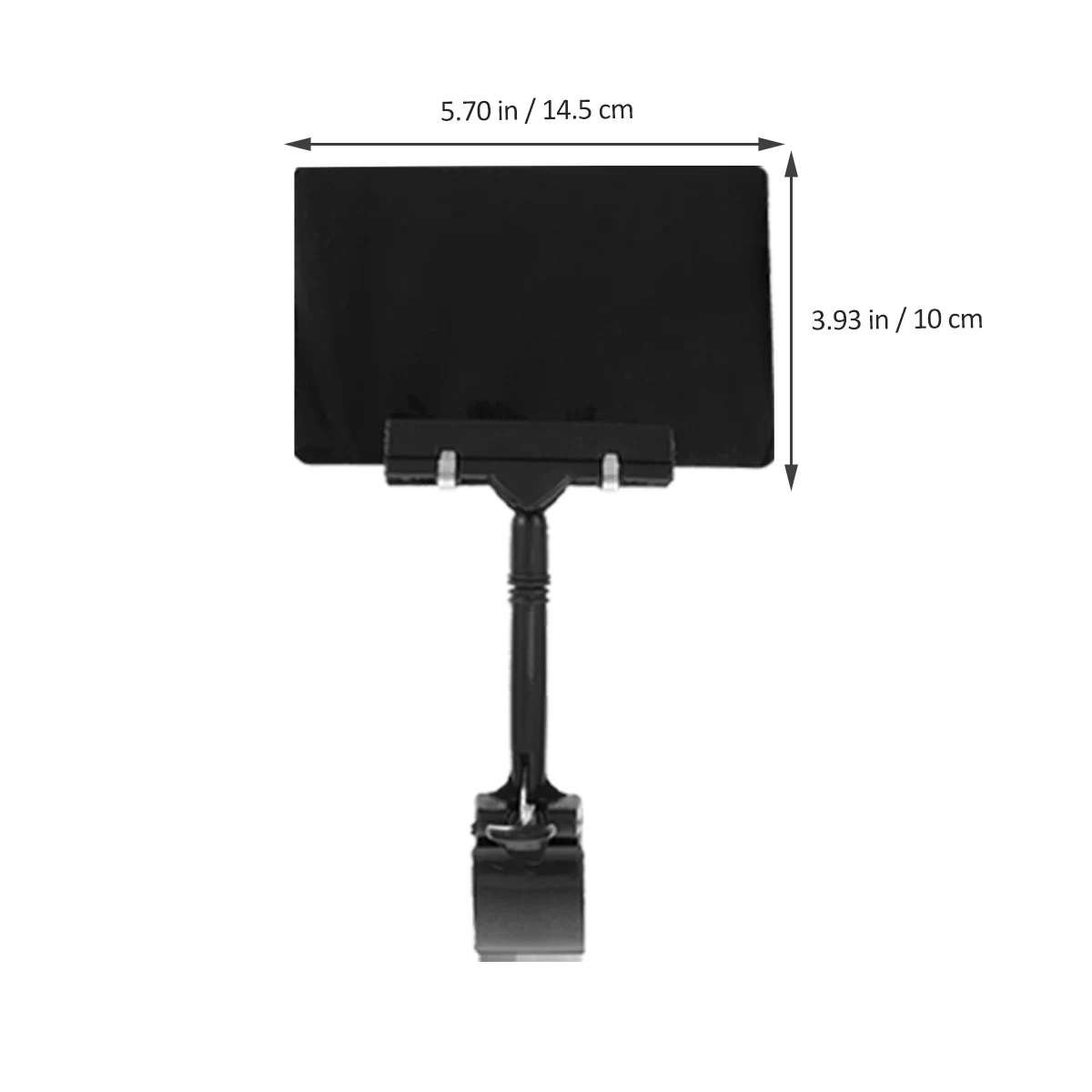 

9pcs PVC Waterproof Price Tags Double Head Clips for Supermarket Fruit Store Board Rewritable Chalkboard Display Signs Holder