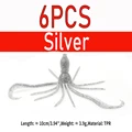 6 piezas de plata