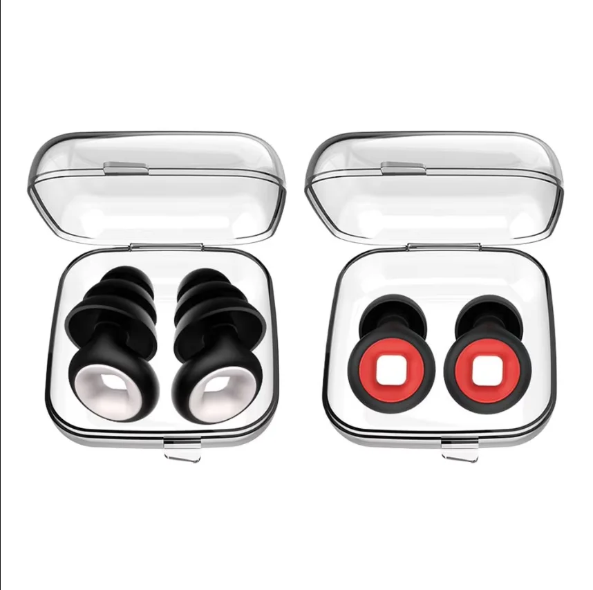 1-6Pairs Sleep Soundproof Earplugs Motorcycle Noise Reduction Earplugs Anti-noise Mute Earplugs Portable Motorcycle Equipment view 6