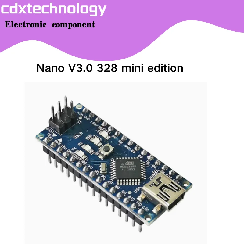 

Nano V3.0328 small version controller robot interactive media microcontroller development board module