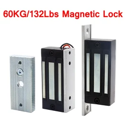 DC12V magnetic lock 60KG/132Lbs access control electric lock storage cabinet small electronic door lock Electromagnetic lock