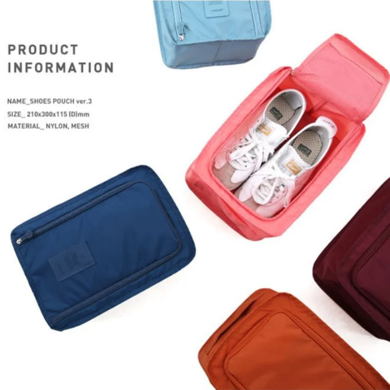 Bolsa de sapato de viagem multifuncional à prova d'água - Organizador de bolsa de armazenamento dobrável portátil para fácil transporte