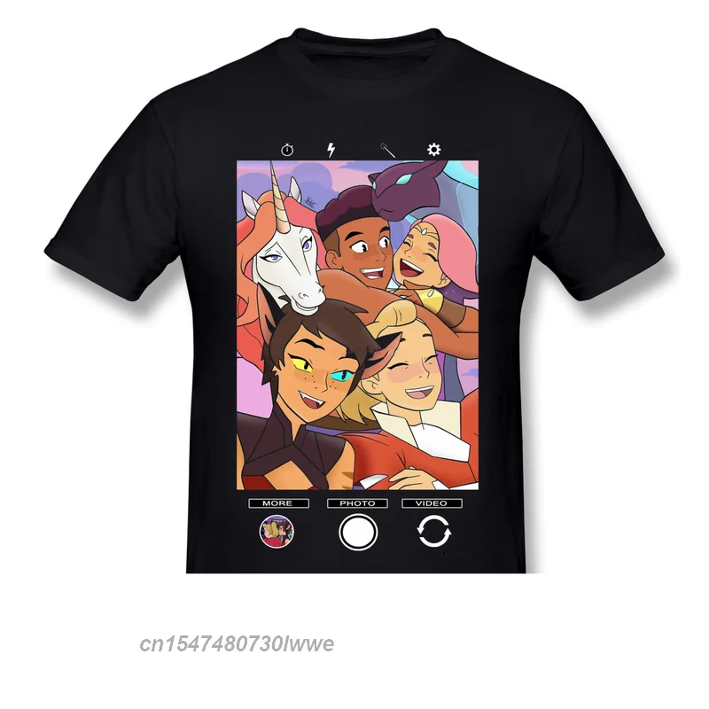 Anime She-Ra Princess Of Power Manga 2024 New Arrival T-Shirt Best Friend Squad Unique Design Shirt Crewneck Cotton Men Tshirt