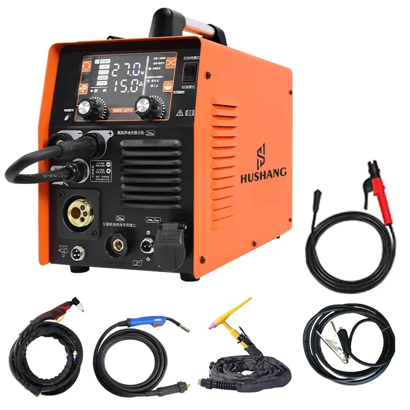 160Amp 220V 380V Dual Voltage Portable CO2 No Gas Gasless MIG/MMA/TIG/CUT Welding Machine 5 In 1 Multifunctional Welders