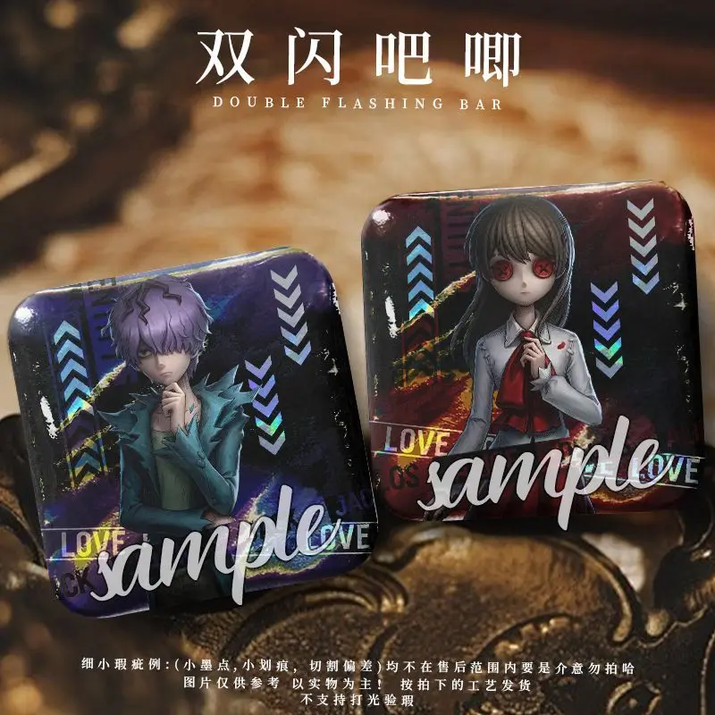 3 قطعة أنيمي الهوية الخامس أليس ديروز مارثا بيهميل بروش لطيف دبوس محفظة ظهره الملابس والمجوهرات شارة اكسسوارات هدية