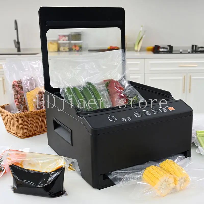 

OEM Food Vacuum Sealer – 4 Pumps, Double Heat Sealing, Compact Design for Dry/Moist/Liquid Food