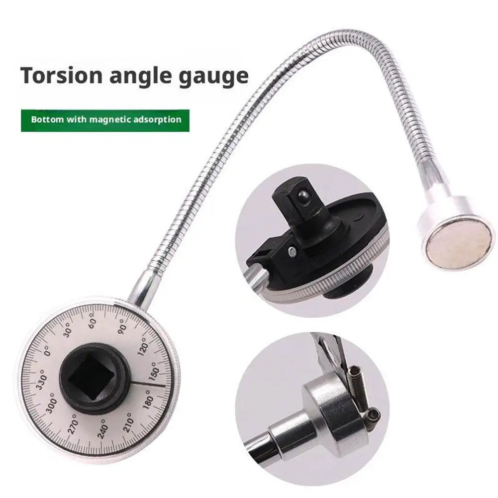 1/2 Torque Angle Gauge 360° Adjustable Torque Meter Torque Angle Tool Wrench Indicator Car Measure Tools Professional Repai S1V0 view 5