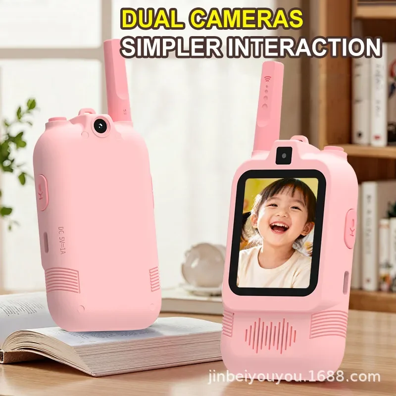 talkie-walkie-pour-enfants-a-double-camera-appel-video-hd-pager-de-dessin-anime-jouet-interactif-parent-enfant-cadeau-pour-garcons-et-filles-jeu-en-plein-air