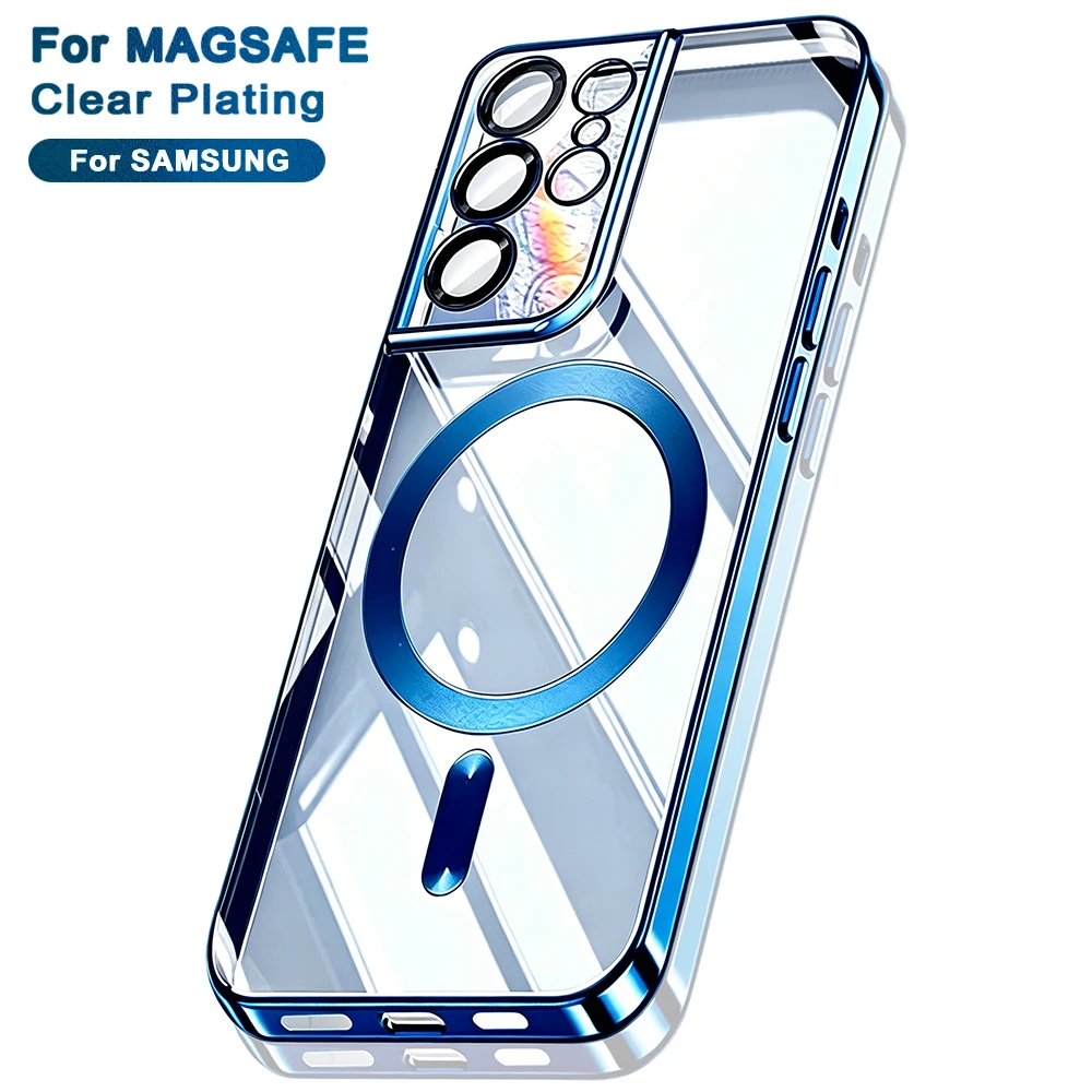 Samsung Original Wireless Magnet Plating Cover For Magsafe Case Samsung Galaxy S26 S23 S22 Plus S24 S25 Ultra 6K Glas Fullcamera Protect - Aliexpress Deal