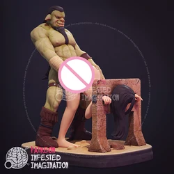 Orc Doggy NSFW 3d Printed Model Resin Unpainted Figure Model Kit Nsfw Miniature Garage Gk Kits Unassembled Diy Toys ﻿