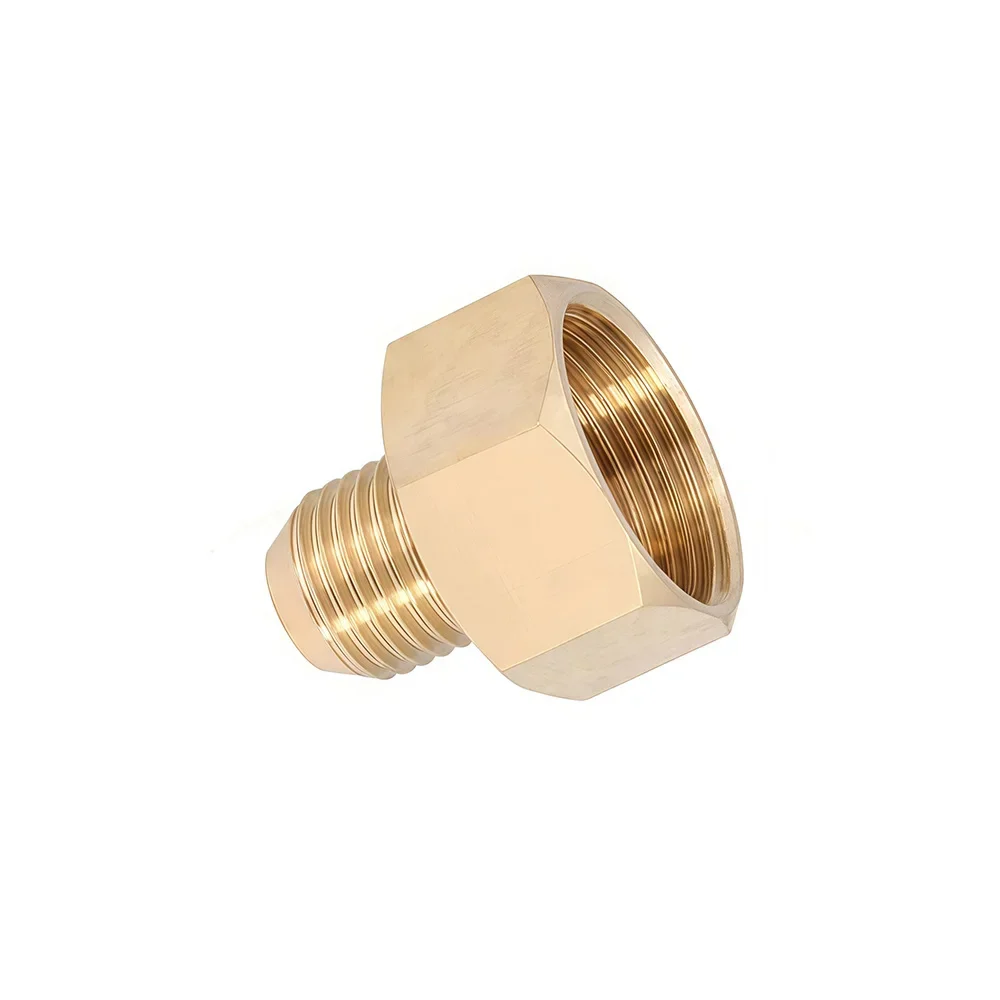 M22 Female to M14 Male Brass Adapter Pressure Washer Connector Quick Connect Fitting for High Pressure Gun Hose 4500 PSI