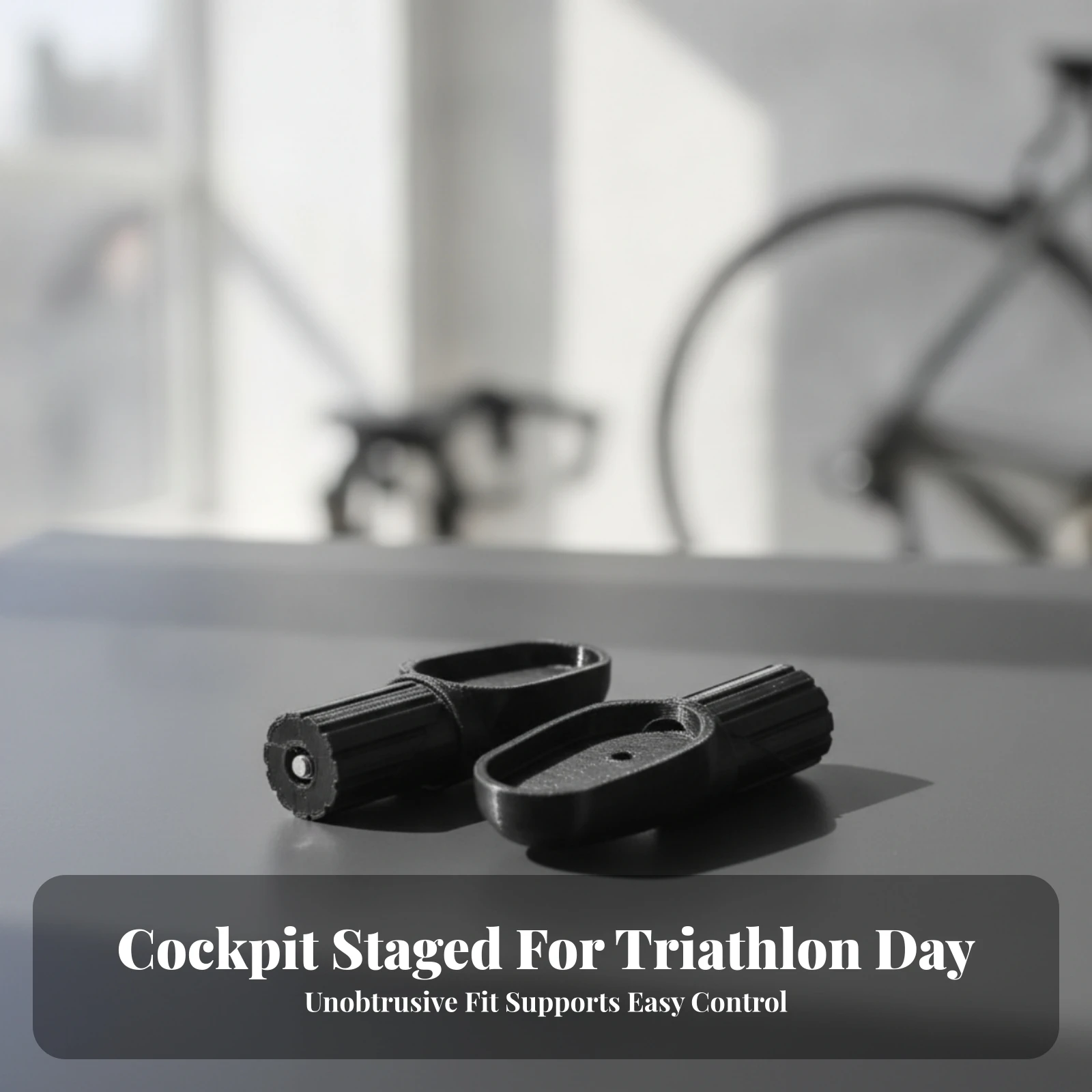 2 Pieces Time Trial Handlebar Shifter Brackets Aerodynamic Wireless Gear Button Mounts Wireless Blip Mounting Kit Sleek