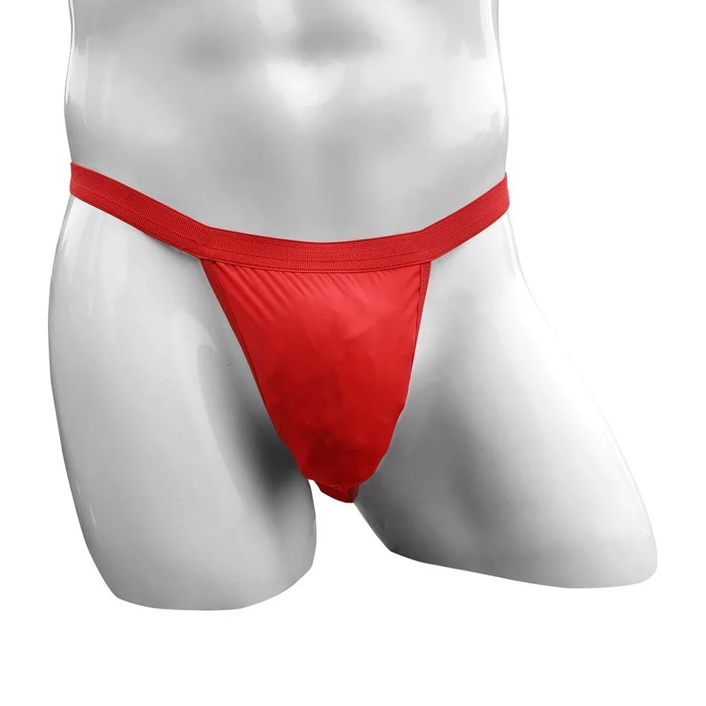 Men G String Underwear Bulge Pouch Thongs Low Waist Backless Seamless Briefs Solid Color Elastic Underpants For Male Lingerie