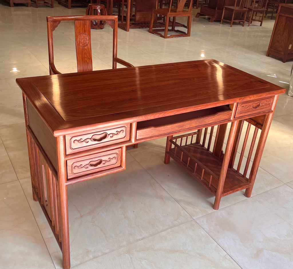 Mahogany computer desk