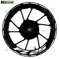 Para Yamaha YZF FZ25 FZ-25 accesorios de motocicleta 17 pulgadas pegatinas para ruedas delanteras y traseras llanta de carenado calcomanías reflectantes decoración