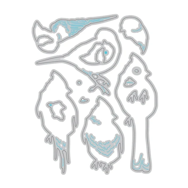 HonB Lovely Layers Winter Birds Christmas Cutting Dies for New October 2022 Scrapbooking Paper Making Embossing Frame Craft Card
