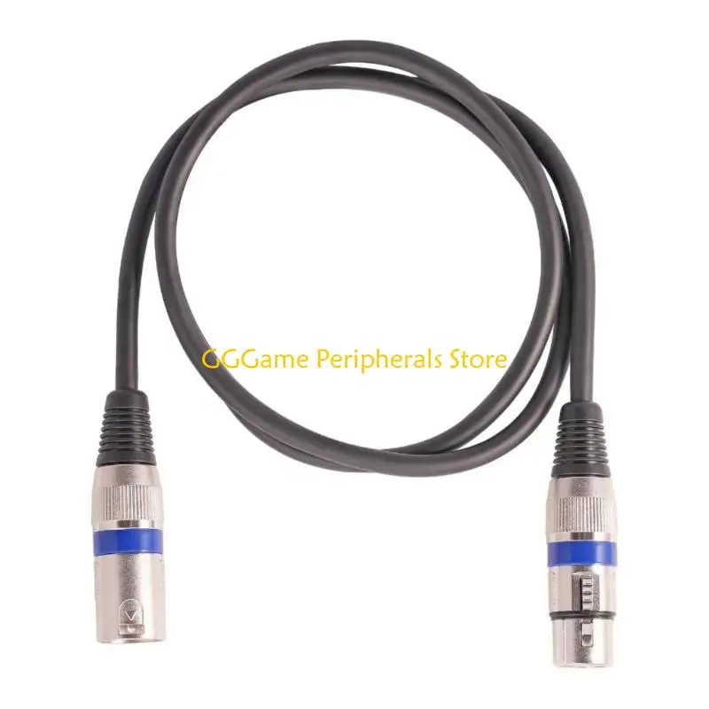 U55B Stage Sound XLR Cable, Male to Female 3 Pin Cord for Speaker Rack Wiring Studio Recording and Live Music Daily Use