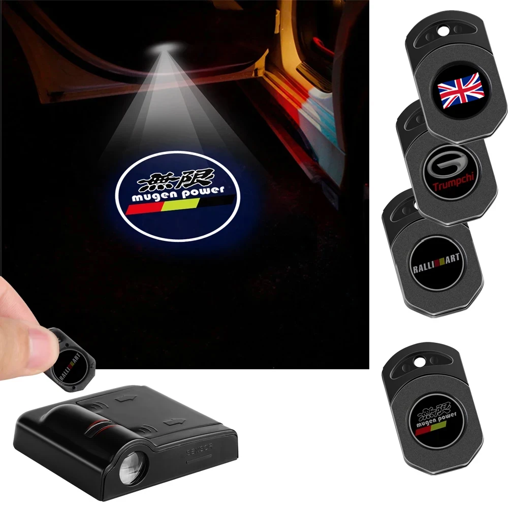 Эмблема для двери автомобиля, приветственная лампа, беспроводной лазерный проектор, автомобильное украшение для MG zs hs 2022 zst ev Express 350 HECTOR, 1 шт.