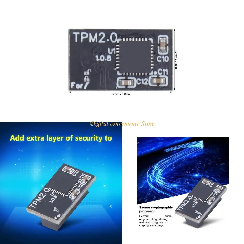 

Защитный модуль 97QA SPI TPM2.0 14Pin Security Block Trust Platform Module для компонента шифрования компьютерной безопасности