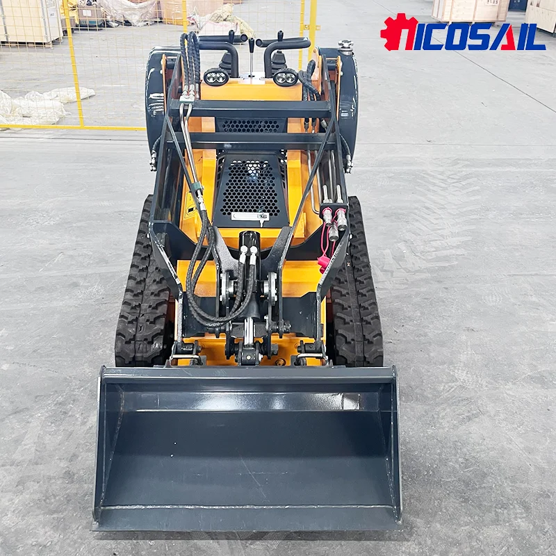 

Compact Stand on Loader CE EPA Kubota Engine Mini Skidsteer Powerful Track 1.5Ton Skid Steer Farm Used Front End Loader for Sale