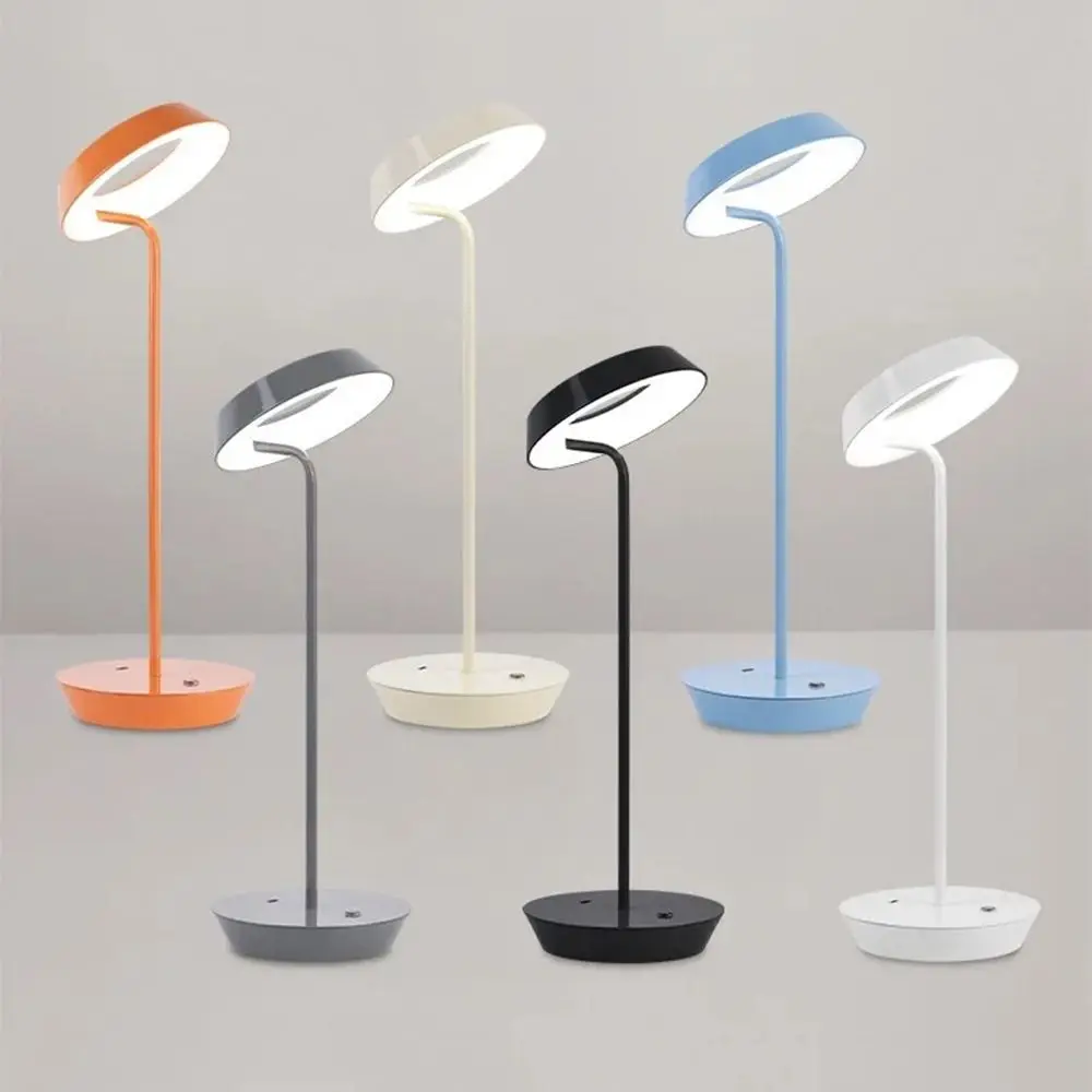 

Eye Protection Led Desk Lamp Adjustable Angle 3-Levels Brightness Reading Table Lamp 3 Color Modes USB Charging