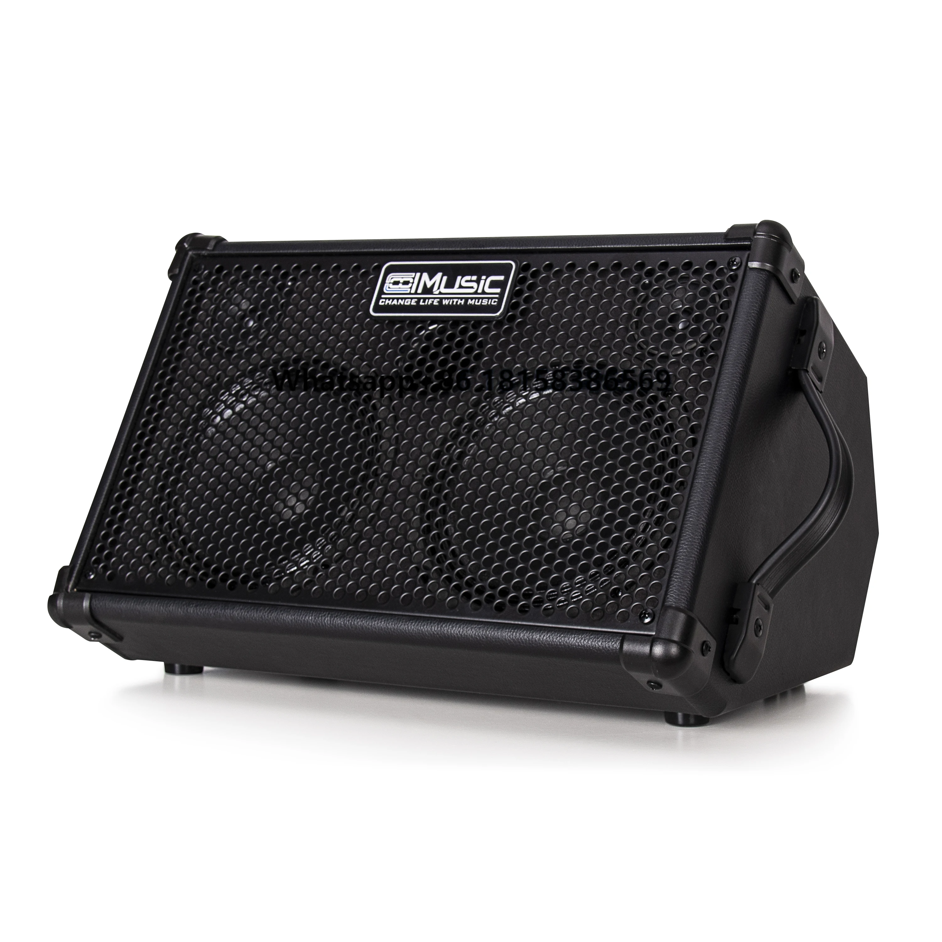 

COOLMUSIC BP40D Musical Instruments 80 Watts Busk Amplifier Speaker for Acoustic Guitar Vocal Speakers for Karaoke at Home