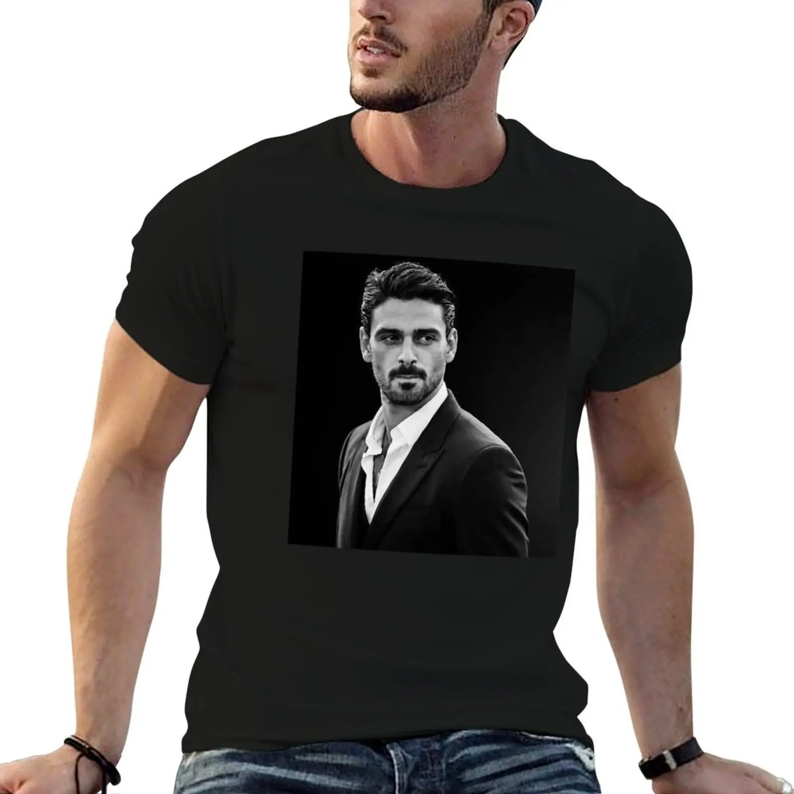 Michele Morrone T-Shirt customizeds plus size tops Men's t shirts