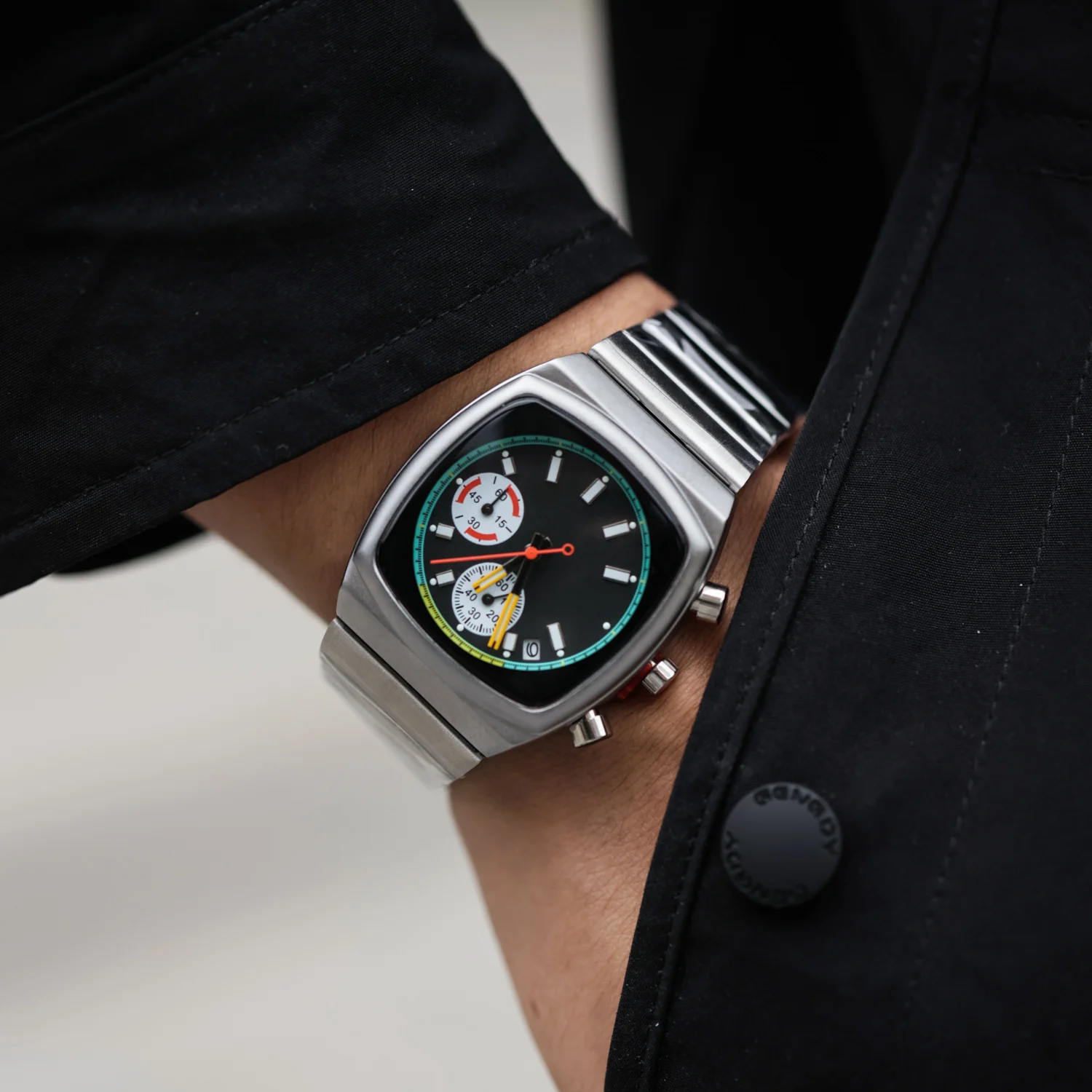 CILOA relojes cuadrados para hombre, retro, automático, steeldive, cuarzo, electrónica inoxidable, lujo masculino, nuevo en reloj para hombre