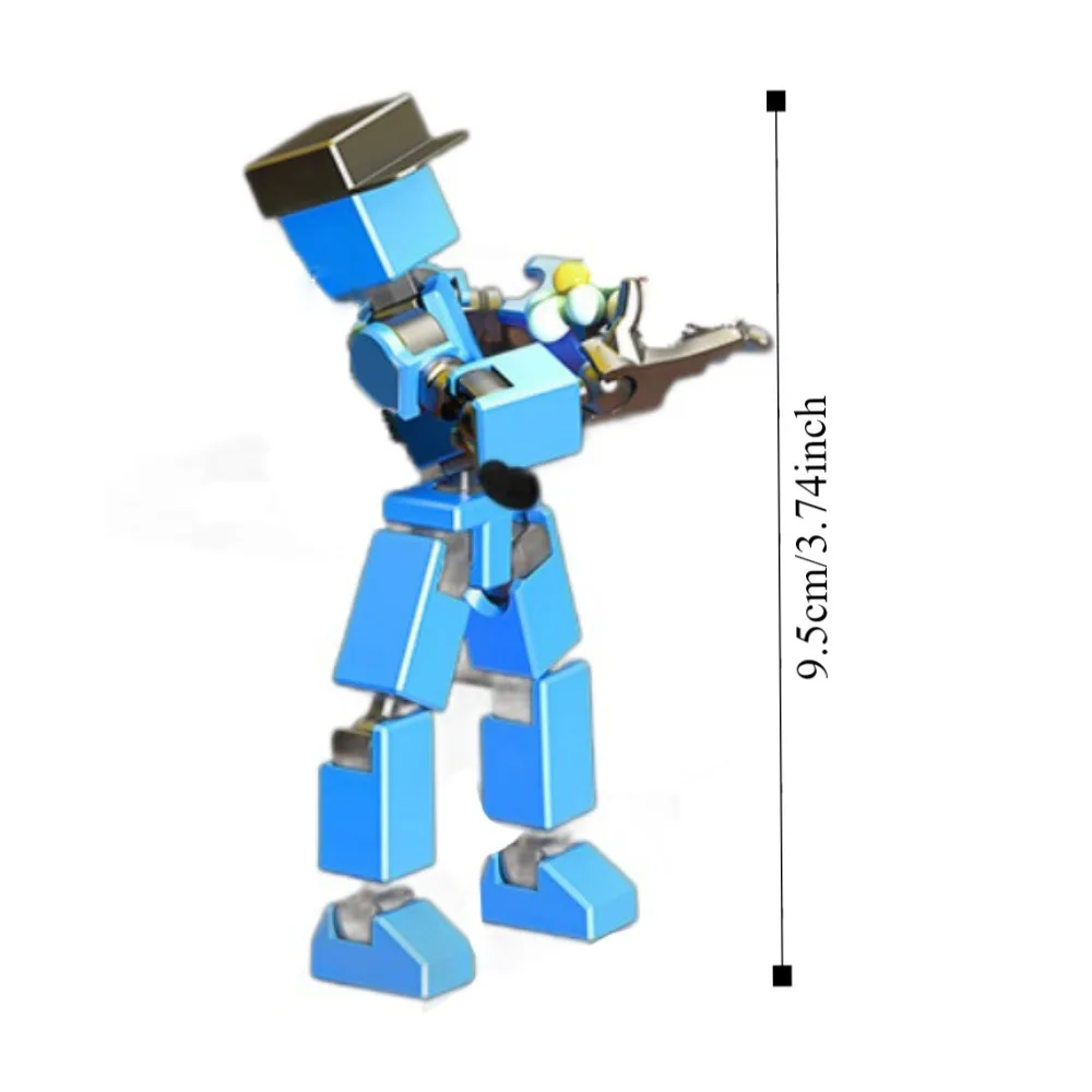 Multi-Jointed Multi Joint Movable Model Movable Robot Model Doll 3D Printed Mannequin Action Figure Novelty Shapeshift Robot