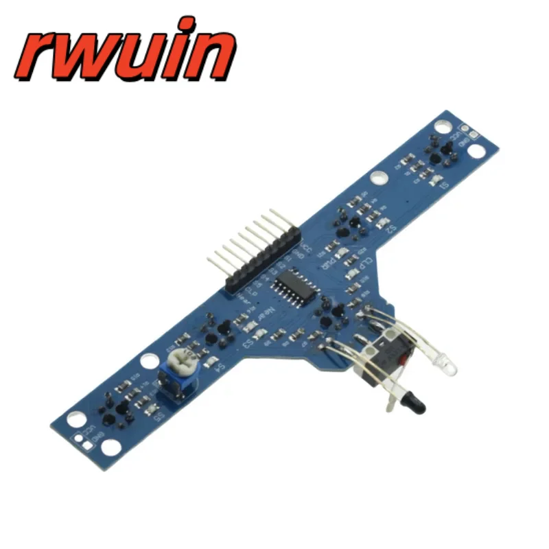 High Sensitivity Infrared Tracking Sensor Module 5 Road Obstacle Avoidance Patrol Line Detection Module 5 Major Functions