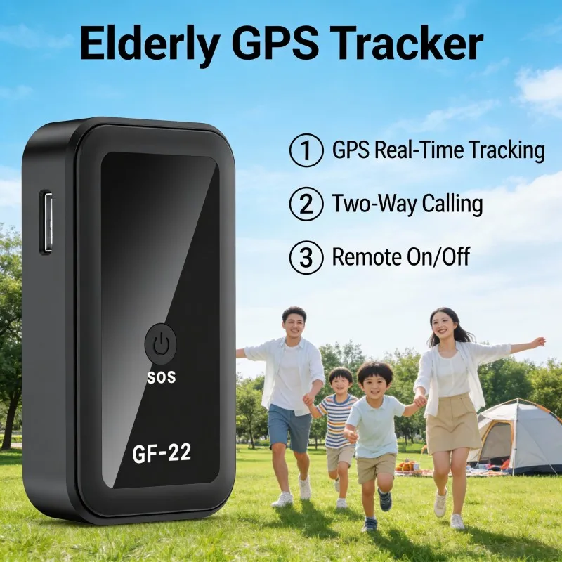 

GF22 locator, Beidou GPS car strong magnetic free installation, anti-lost device for the elderly and children, locator