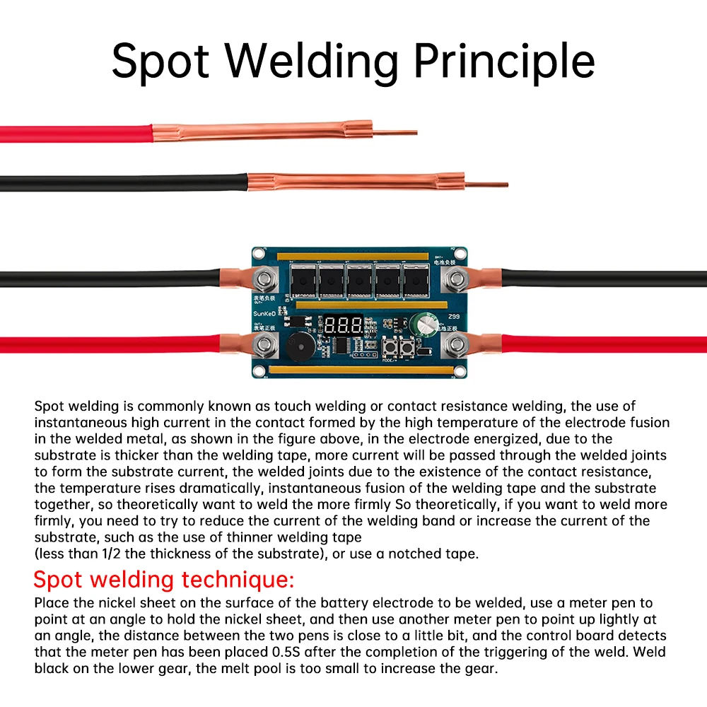 Z99 Spot Welder Mini 18650 Lithium Battery Spots Welding Machine Welding Tool For Nickel Sheet Soldering Digital Display