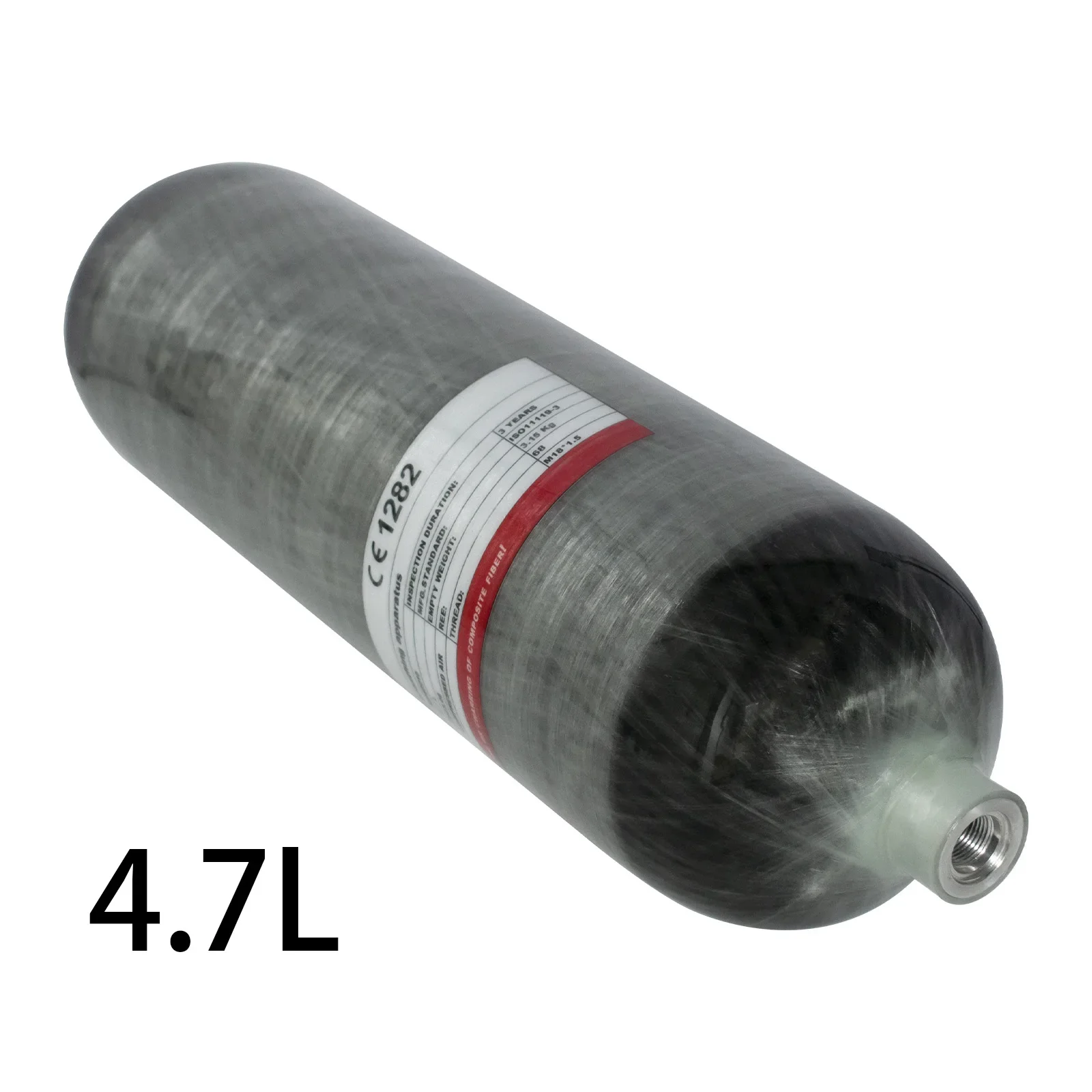 Imagem -03 - Tuxing-fibra de Carbono Cilindro Tanque de ar Alta Pressão Fill Station Reguladora Válvula Hpa Mergulho 300bar 4500psi 4.7l
