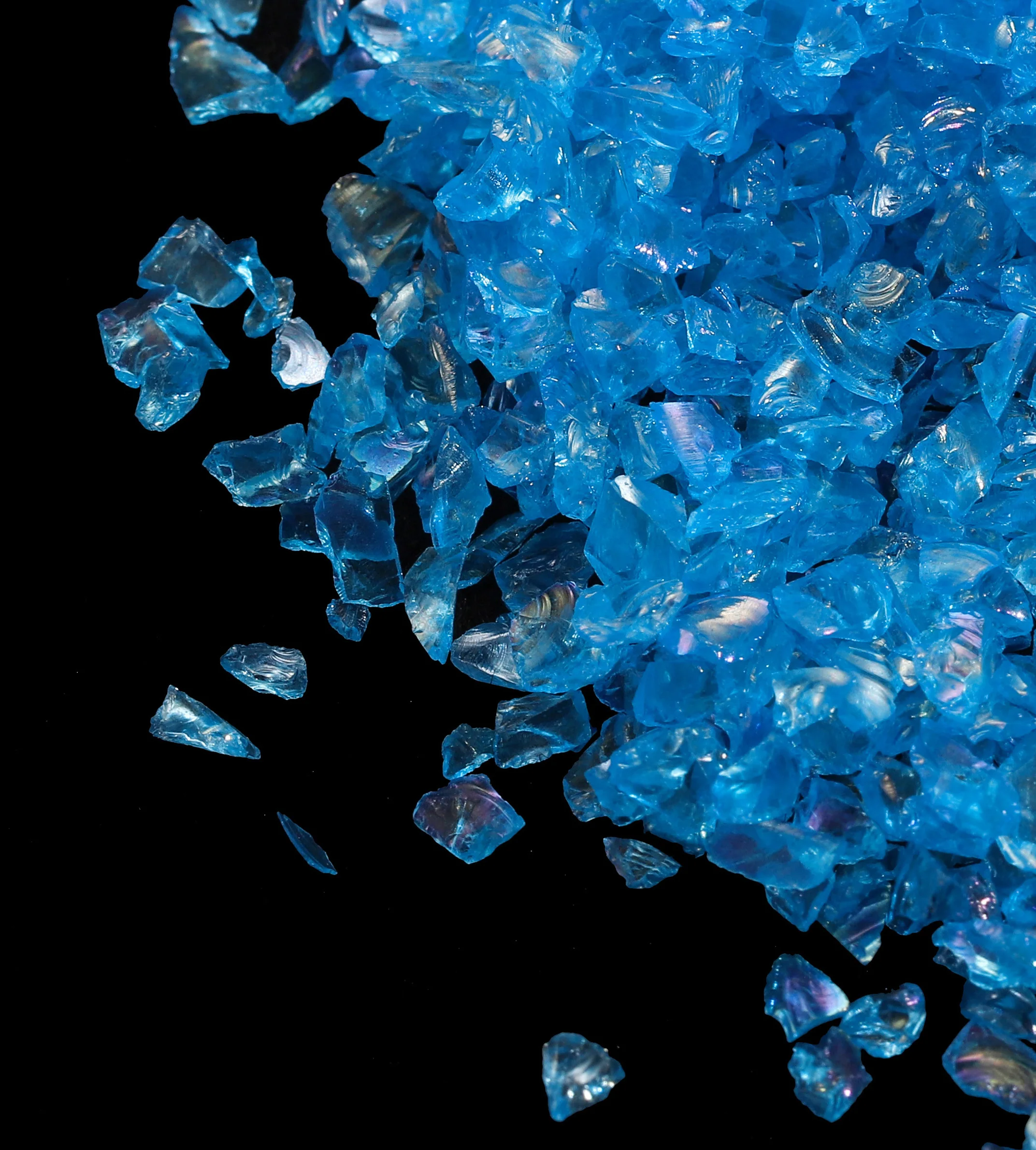 Mehrfarbige Unregelmäßige Glas-Bruchsteine 20-50g Kristallkies für DIY Epoxidharz-Formen Füllstoff Dekorative Nagel- und Schmuckherstellung – Detail 3