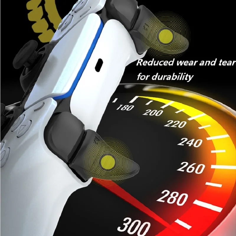 جديد لوحدة تحكم PS5 2.0 مفاتيح تمديد عصا التحكم L2 R2 تمديد مفاتيح ل P5 غمبد الزناد مفاتيح تمديد عدم الانزلاق