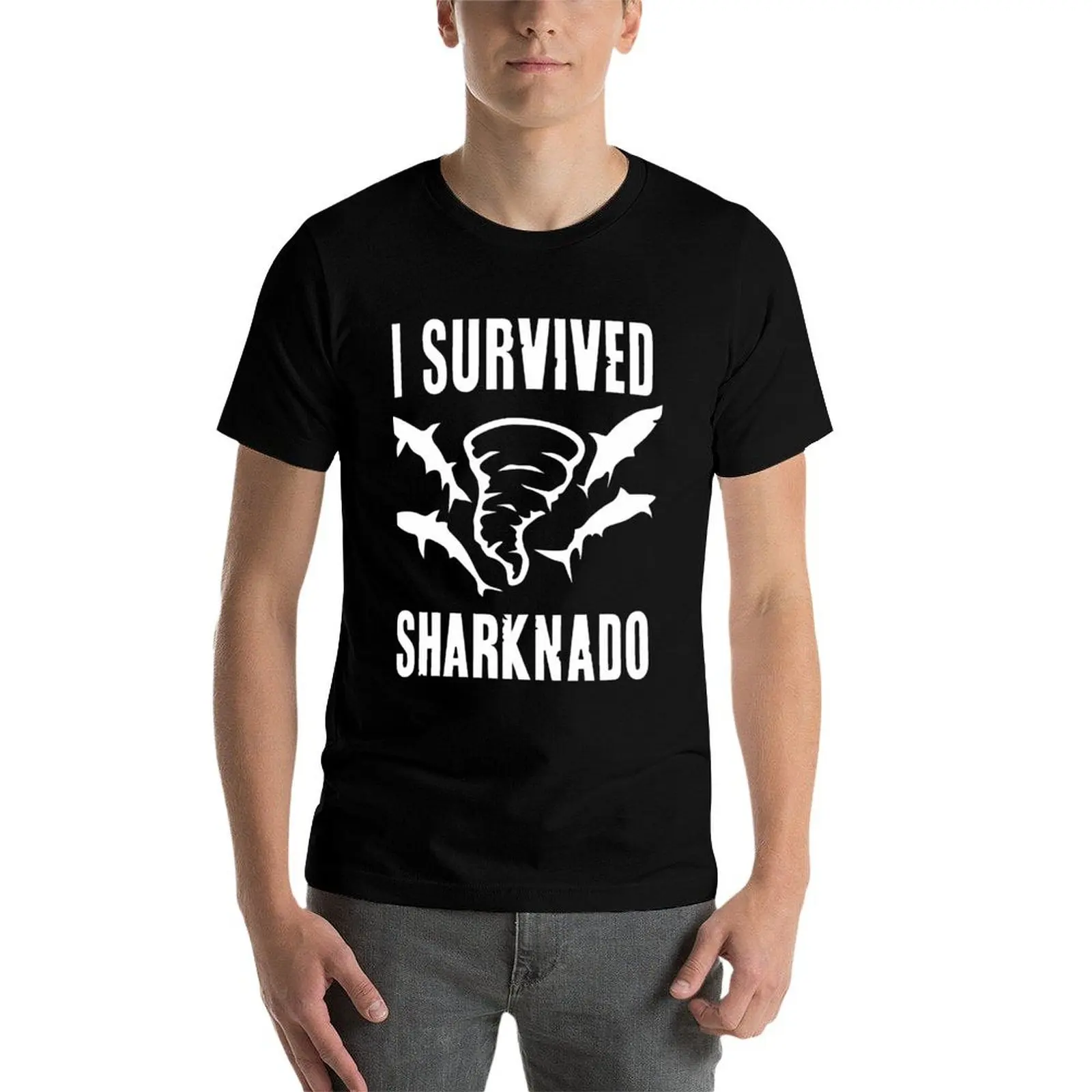 

Sharknado Classic . T-Shirt cotton tshirt 100% man t shirts high quality luxury brand t shirt man luxury T-Shirt
