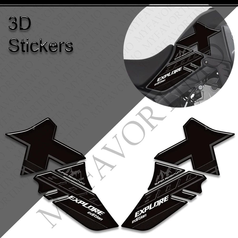 

Motorcycle For Kove 800X 800 X Pro Super Adventure RALLY ADV Tank Pad Side Grips Gas Fuel Oil Knee Protector 3D Stickers