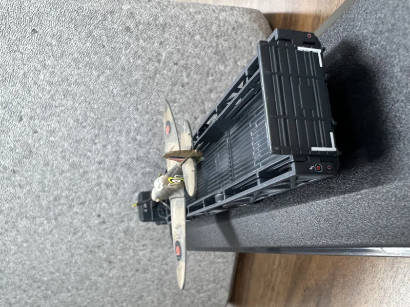 Out-of-Production 1/76 Scale Die-Cast Metal Trailer, Special Offer, Compatible With Tank And Airplane Models, Furniture Display