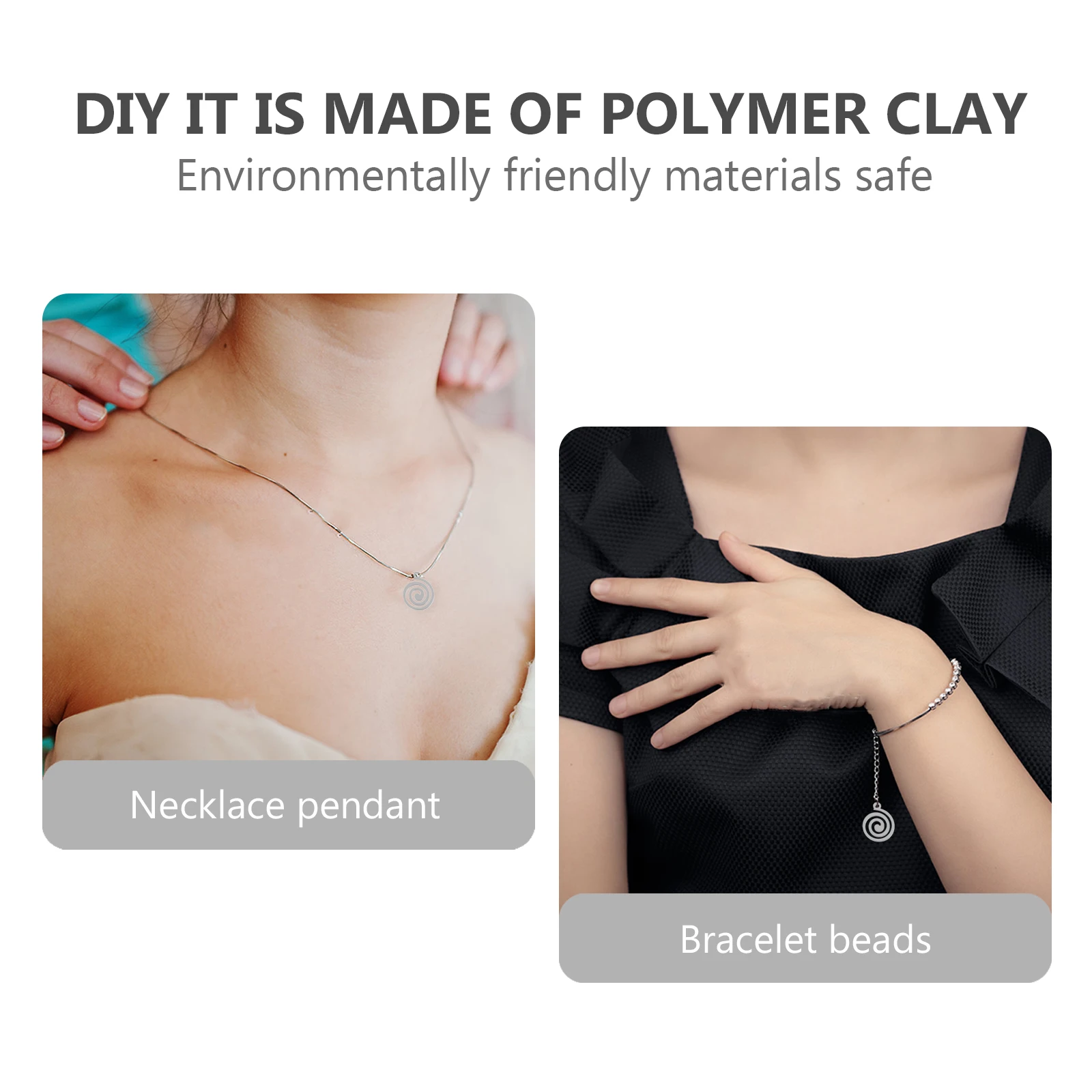 

Spiral Pendant Charms Stainless Steel Party Decor Pattern Decoration Ornament