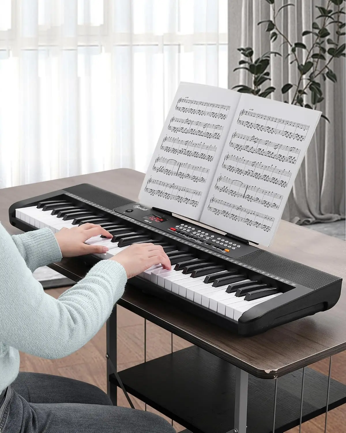Beginner-Friendly Compact 61-Key Keyboard Piano