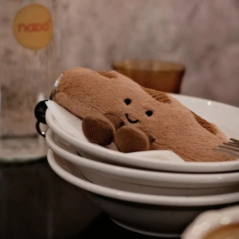 

【IN STOCK】JELLYCAT UK Fun Cute Baguette Bag Pendant With Bag Jellycat Baguette Keychain Plush Doll Birthday Christmas Gift