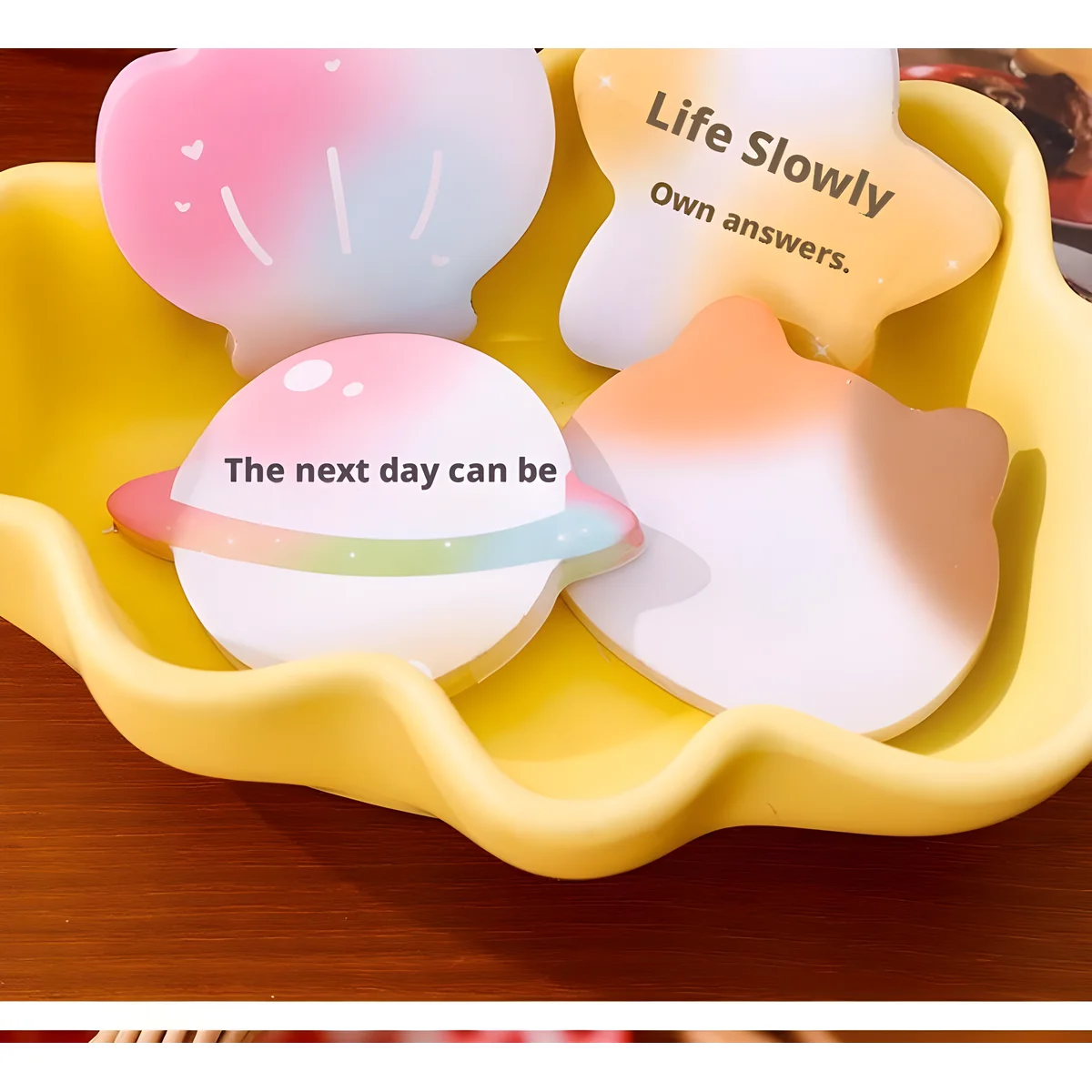 20 قطعة من الملاحظات اللاصقة المتدرجة، ملاحظات لاصقة على شكل نجمة، هدايا قرطاسية للطلاب، ملصقات n، مستلزمات الدراسة، تشجيع الأطفال