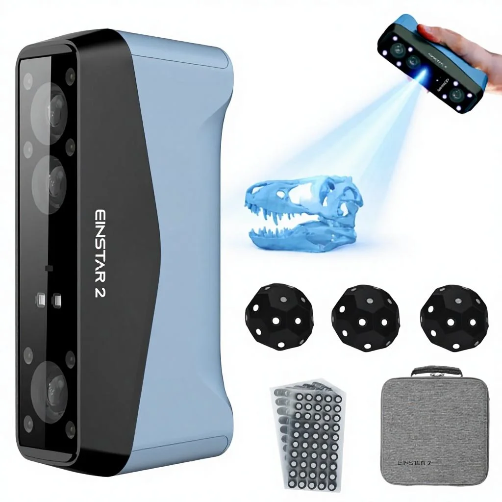 Einstar Vega 3D Scanner Shining Einscan Rigil 3d Scanner Vega Einscan Pro V2 Multifunctional Handheld Led HD Scanner Price