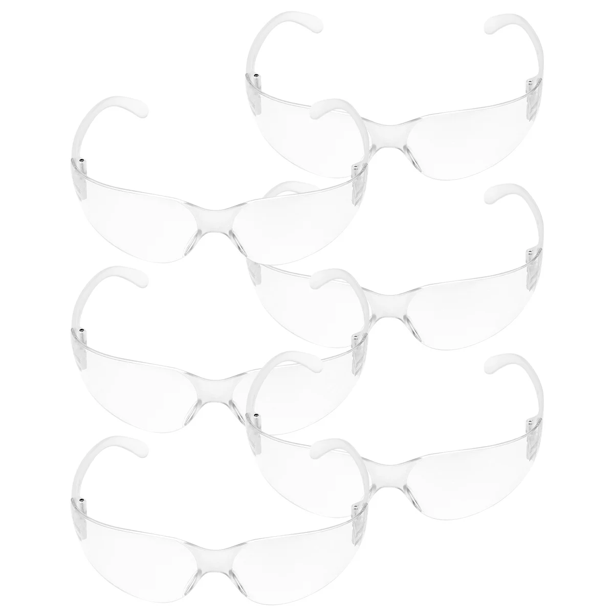 12pcs Clear Protective Eyewear Safety Glasses Impact Resistant Anti-Fog Dustproof Goggles For Industrial Welding Lab Protection - Image 6