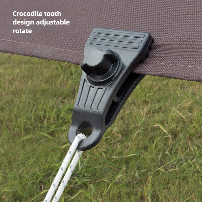 

Tent Clip 20Kg Tension Outdoor Canopy Windproof Fixed Clip Buckle Multi-functional Plastic Tarpaulin Wind Rope Hook Heavy Duty