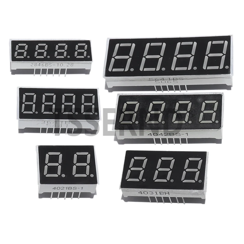 5pcs Digital tube Common AnodeCathode 3 4 Bit digital Tube 0.28 0.36 0.56 inch LED Display 7 segment